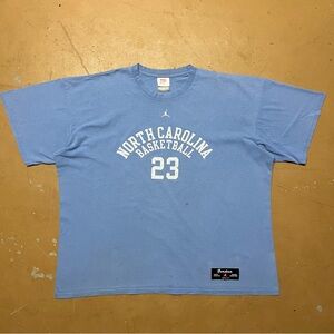 Vintage Nike Team Jordan North Carolina Basketball Oversized Tshirt XXL 29x30